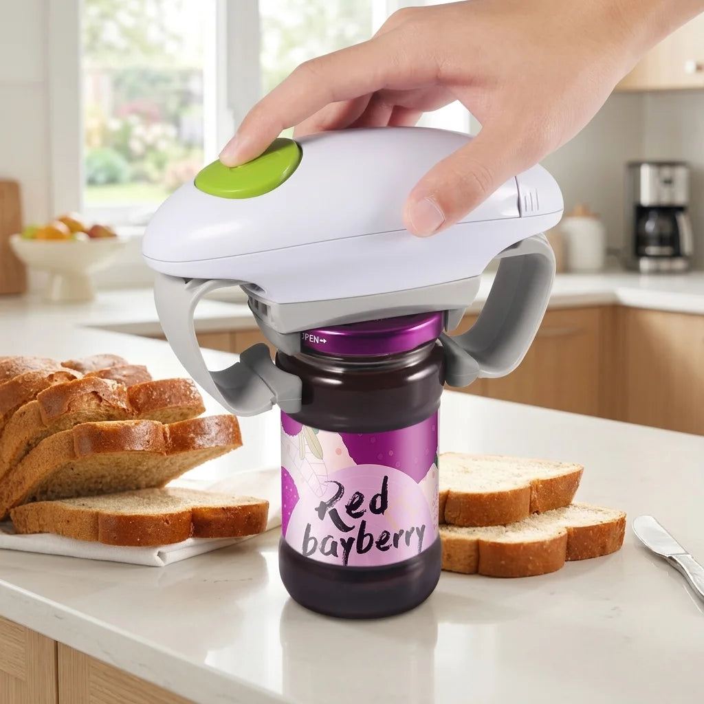 Ouvre-Bocal Électrique & Automatique